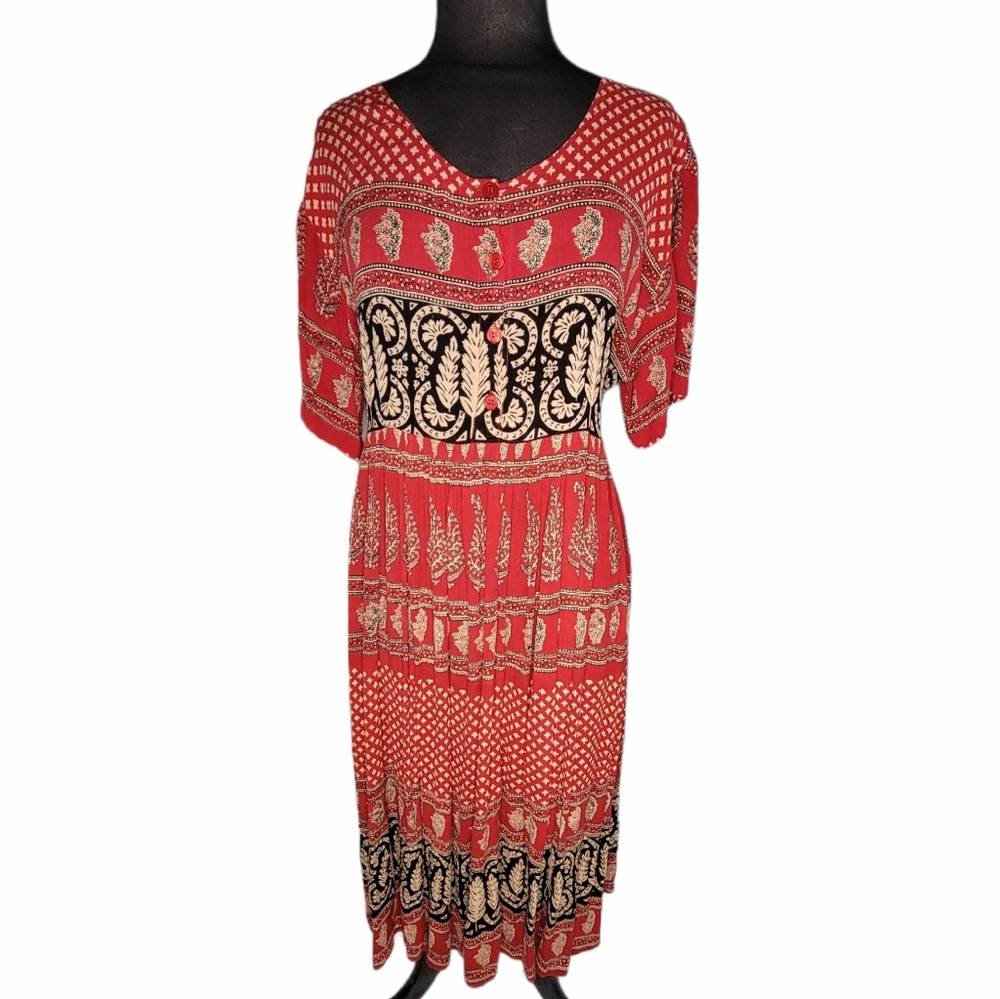 Lightweight rayon maxi dress